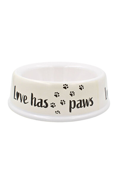Gift Design Melamine dog bowl 1.5L Love has paws