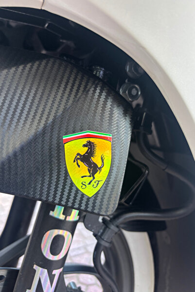 Banxtre مجموعة ملصقات ثلاثية الأبعاد بنمط الحصان للدراجات النارية والسيارات (قطعتان)