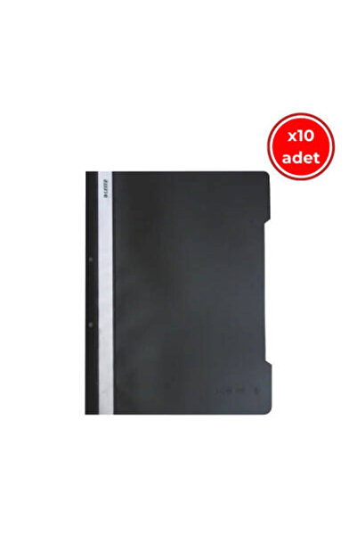 Leitz Спіральний файл, 10 штук, упаковка по 50 штук, А4, 2 отвори, чорний