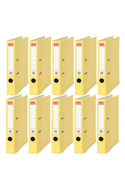 Esselte Eseelte Office Folder, 10 Pieces, Economical Narrow, Yellow