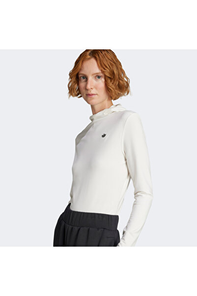 adidas P Essential Hooded Ls Women's White Sweatshirt