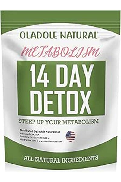 Oladole Natural شاي التخلص من السموم لمدة 14 يومًا لفقدان الوزن بشكل طبيعي، 1...