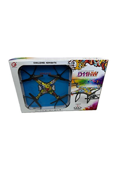 Click Toys طائرة بدون طيار D11HW رباعية المراوح مع جهاز تحكم عن بعد