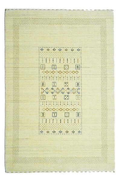 KilimCo. Lori Krem Renk Kırçıllı Modern El Dokuma Halısı 140x200 cm (2.8 m²)