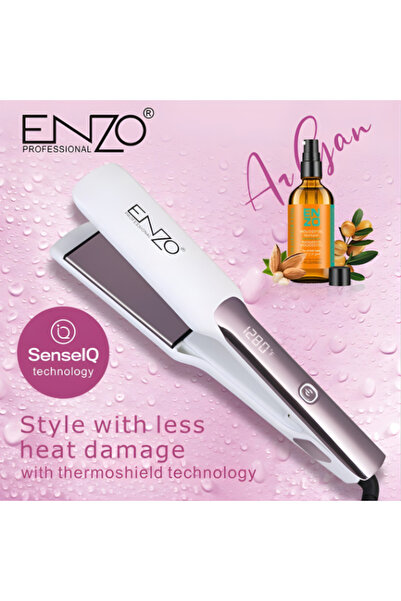 Enzo Professional ENZO EN-3850 Professional Digital Hair Straightener Fast Heating Salon Flat Iron with Luxury Design