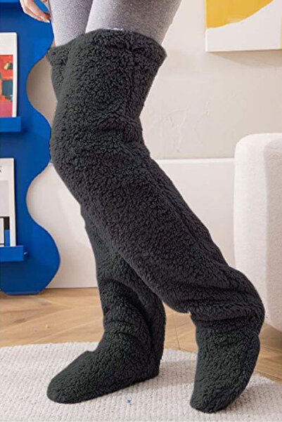 SWEAT FAST Плюшени чорапи Welsoft Чорапи над коляното Чорапи за спалня Затопляне на краката Дълги спортни чорапи Gonch