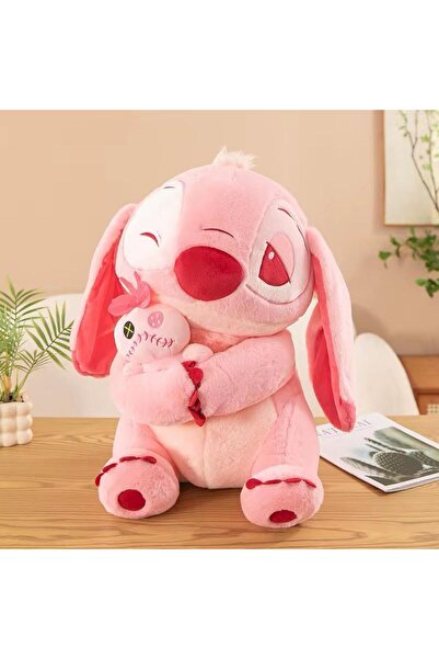 onestophube Stitch & Angel Peluş Oyuncak (Sevimli Kucaklama Serisi) 40 Cm