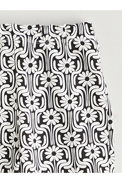 LC Waikiki Floral Spanish Flare Girls Leggings