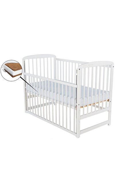 Babyneeds Patut din lemn bebe, 120x60 cm, Cu laterala culisanta, Din lemn de ...