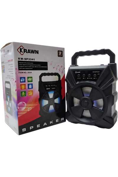 KRAWN مكبر صوت لاسلكي KW-SP3341