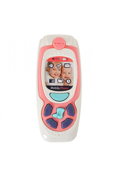 Moni Telefon interactiv pentru copii Pink/White