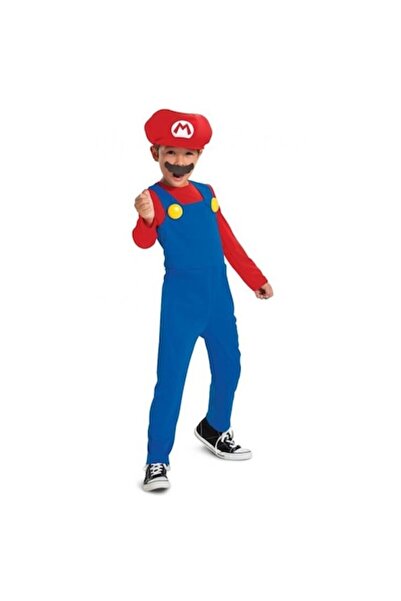 Disguise Costum Mario pentru copii - 5-6 ani / 120 cm -