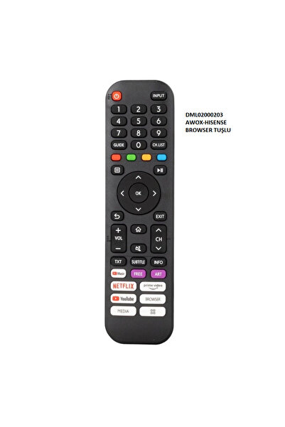 AWOX BROWSER TUŞLU LCD TV KUMANDASI