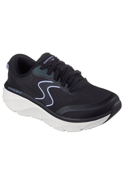 SKECHERS Pantofi dama sport D'LUX WALKER 2.0 ACTIVE PACE 150007-BLACK/LAVANDE...