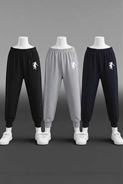 han elegant 3'lü Unısex Çocuk jogger Eşofman Altı