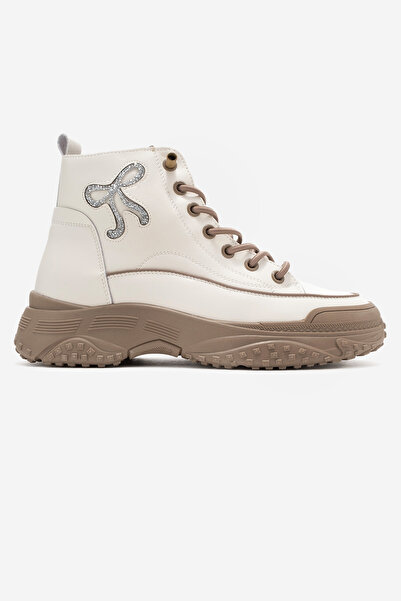 Ataköy Ayakkabı KADIN SPOR BOT BEJ