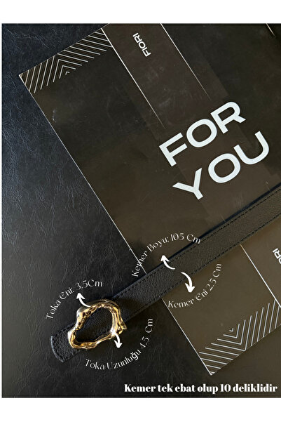 Fiori Design Stick Buckle Thin Women's Belt, Coat Belt, Shirt Belt, Dress Belt