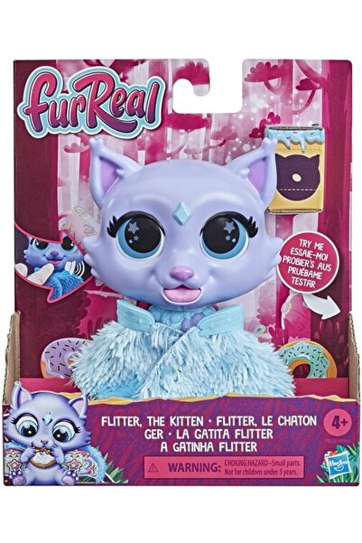 FurReal Flitter the Kitten Color-Change Interactive Feeding Toy