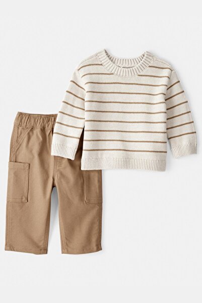 Carter's Baby Boy Ecru Set of 2