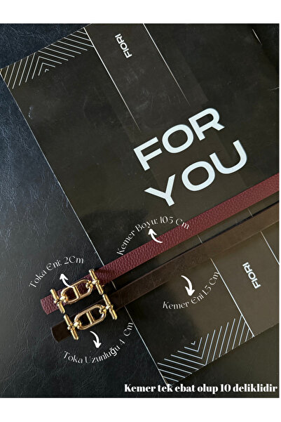 Fiori Thin Belt with Gold Buckle, Trouser Belt, Shirt Belt, Jacket Belt