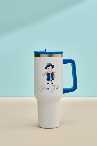 Karaca Star Hero Twist Çelik Sızdırmaz Termos Mavi 1150 ml