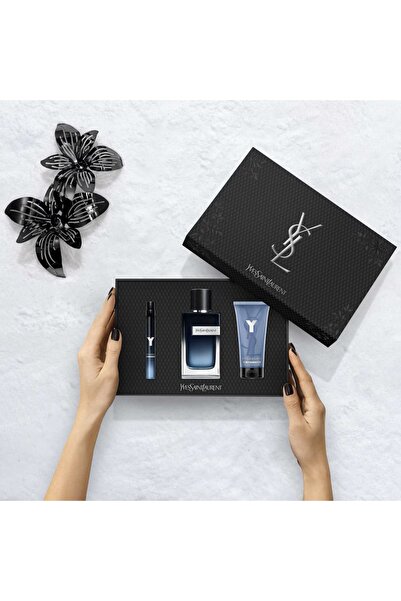 Yves Saint Laurent Y Eau de Parfum Yves Saint Laurent, Men, Eau de Parfum, 100ml + Shower Gel, 50ml + Mini EDP, 10ml