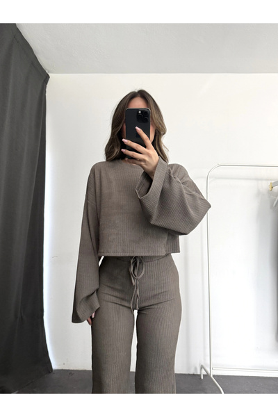 nona butik Set de îmbrăcăminte casual Vidya - nurcă