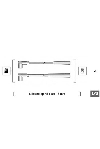 MAGNETI MARELLI Set Cablaj Aprinder Fiat Doblo Autoutilitara/Limuzina Spatioa...