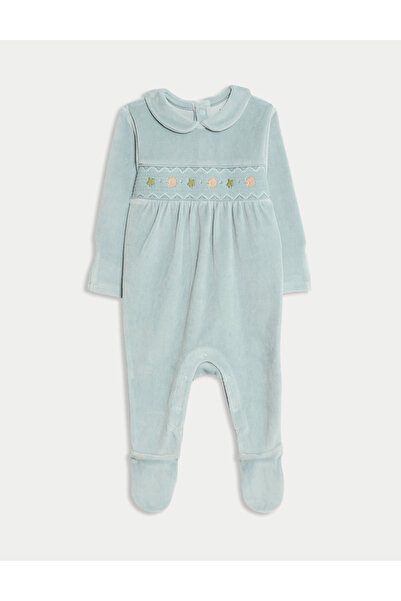 Marks & Spencer Pamuk Karışımlı Kadife Uyku Tulumu (0-3 Yaş)