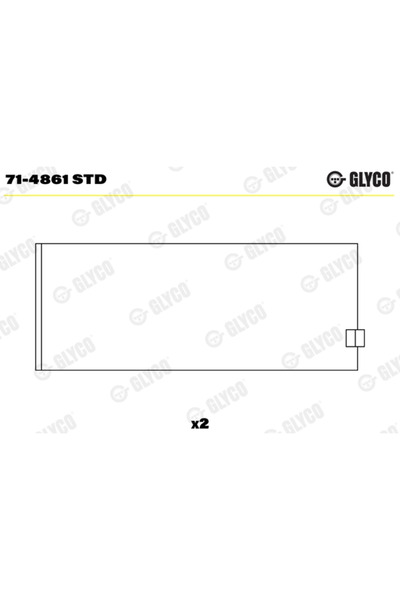 GLYCO Cuzineti Biela Scania 4 - Series/G 1/P 1