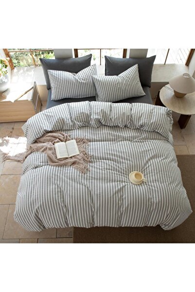 OPAQ Twin Line Single Sheet Fitted Sheet Set