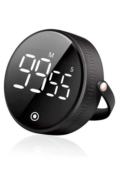 COOYA Digital Kitchen Timer - Magnetic Countdown Timer with Large LED Display, Digital Timer, Visual Timer