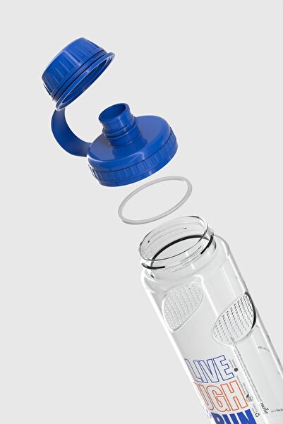 Renga Aegean Script Patterned 750 ml Tritan Flask 912067 Blue