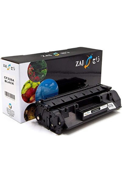 ZAJ خرطوشة حبر/تونر متوافقة مع طابعة HP CF226A باللون الأسود (26A)