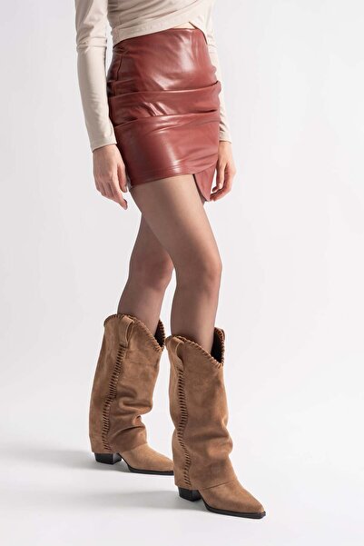 Louis Cardy Clara Sigaro Suede Leather Women's Boots