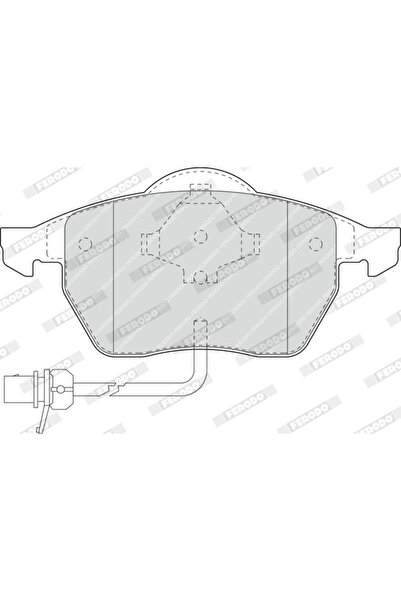 FERODO Brake Pad Set Disc Brake Ford Galaxy 1 Seat Alhambra