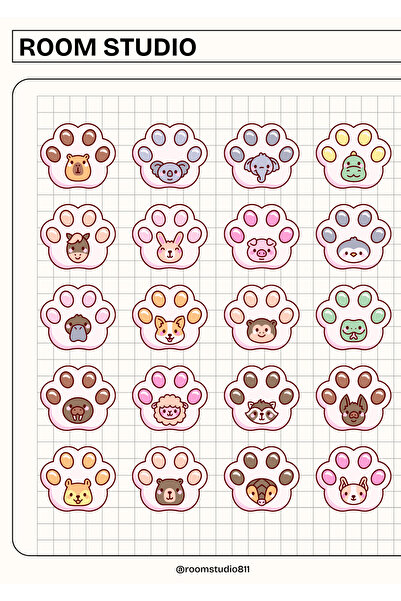 Room Studio Mojmoj Squishy Kapibara Capybara Pinterest Aesthetic Etiket Scrapbook Planlayıcı Ajanda Sticker Seti