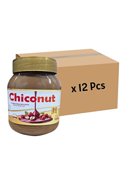 DayVeta Chiconut Hazelnut Flavored Spread Cream With Cocoa- 12pcs of 750gms Bulk Pack