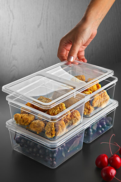 Nandy Home 15 Piece Storage Container Set - 1Lt, 2Lt and 1.5Lt. Storage Container Set - Suitable for Freezer Use