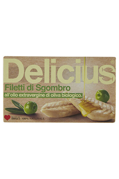 Delicius Ulei de măsline extravirgin Filetti di Sgombro 90g