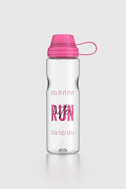 Renga قارورة تريتان منقوشة بنمط نصي من إيج سعة 750 مل 912067 لون فوشيا