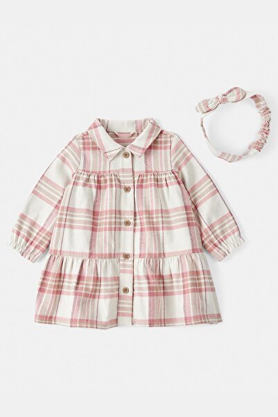 Carter's Kız Bebek Ekru Elbise Set