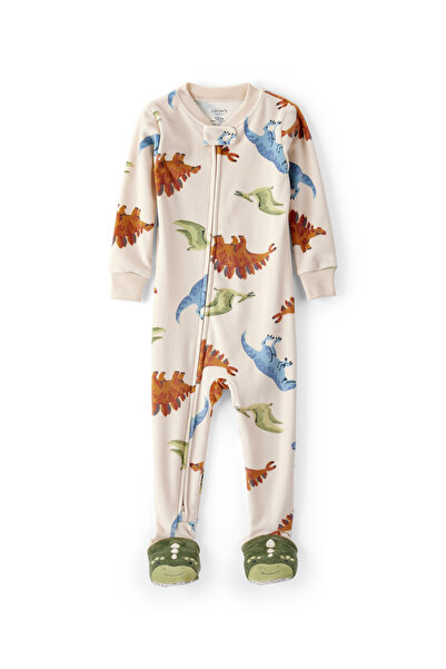 Carter's Boy's Green Fleece Jumpsuit