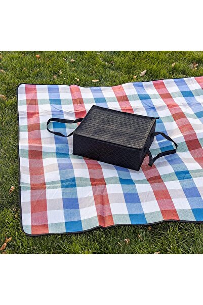 Generic Outdoor Camping Picnic Mat 2 x 3m, Blanket for Camping, Park, Beach, Grass (Multicolor)