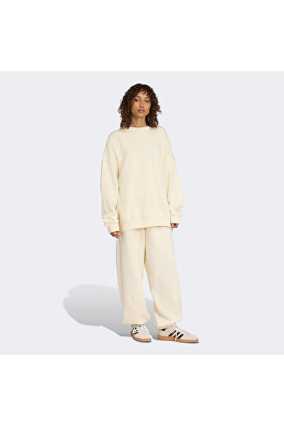 adidas Essential Linear Jogger Kadın Krem Eşofman Altı