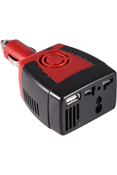 Generic Car Power Inverter DC 12V to AC Universal Socket & 2.1A Fast Charging USB Port