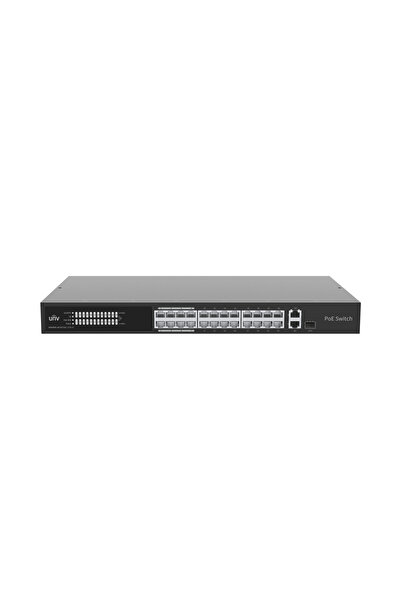 Uniview NSW3000-24T1GT1GC-LPOE-IN 24 Port 10/100Mbps Poe 250W Cloud Yönetilebilir Switch