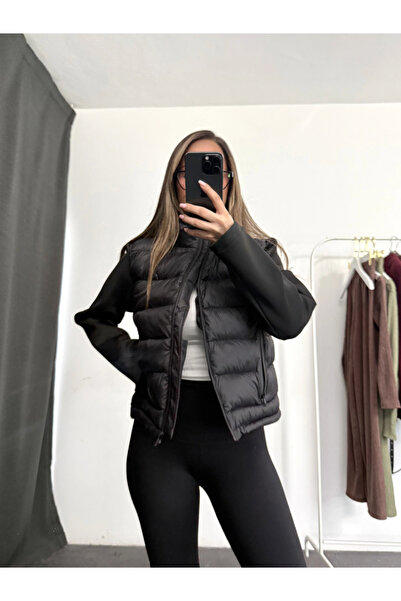 nona butik Rina Inflatable Jacket - Black