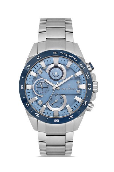 JACK LORANCE Jckjls11712M.02 Blue & Silver Steel Men's Wristwatch