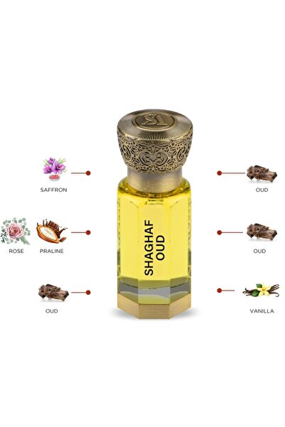 SWISS ARABIAN Shaghaf Oud Perfume Oil, Unisex, 12 ml
